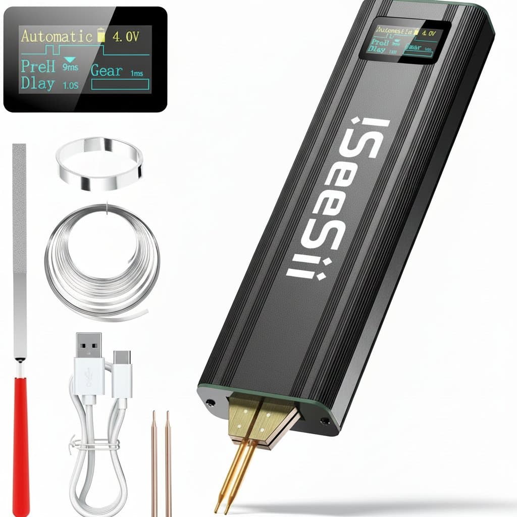 Portable Spot Welder | 80 Gear Digital Display | 0.1-0.2mm Nickel Welding