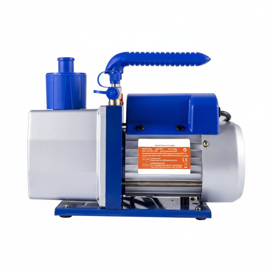 Automotive AC Vacuum Pump | 7 CFM 1/3 HP Single Stage | 5PA Ultimate Vacuum for R12 R22 R134a R410a