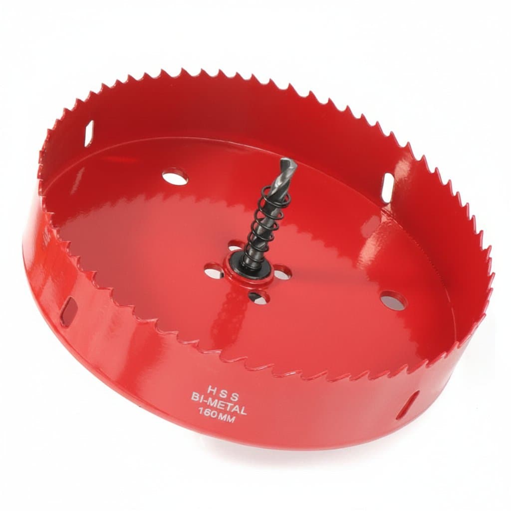 Bi-Metal Hole Saw Kit | Cuts Aluminum, Iron & Stainless Steel | M42 102-220mm Drill Bit