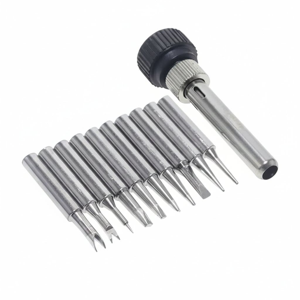 Soldering Iron Tips, 10-Pack | 900M Lead-Free Replacement | For Soldering Stations