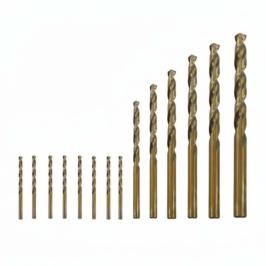 M35 Gun Drill Bit Set | 1.0-13mm HSS Twist Bits | For Wood, Metal & Power Tools