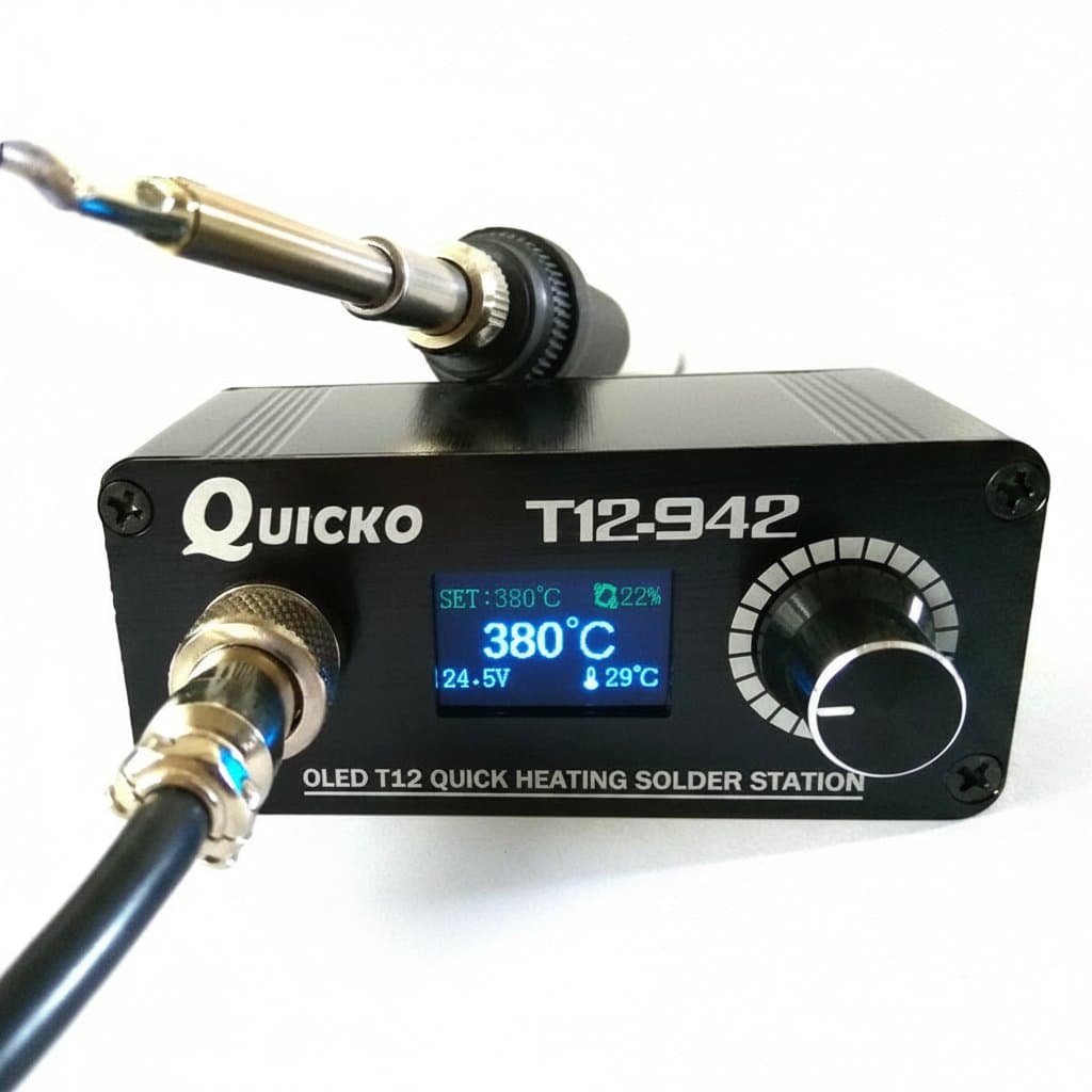 Mini Soldering Station | OLED Display | DC Powered - Professional Grade Tool