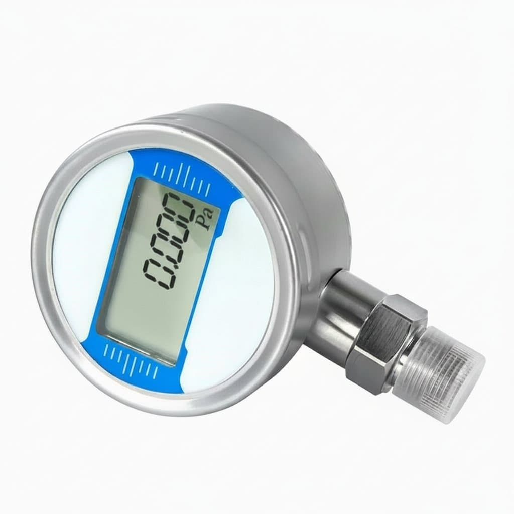 Pressure Gauge | Digital LCD Display | 0-60MPa Gas, Water, Air, Fuel G1/4 Thread - Professional Grade Tool