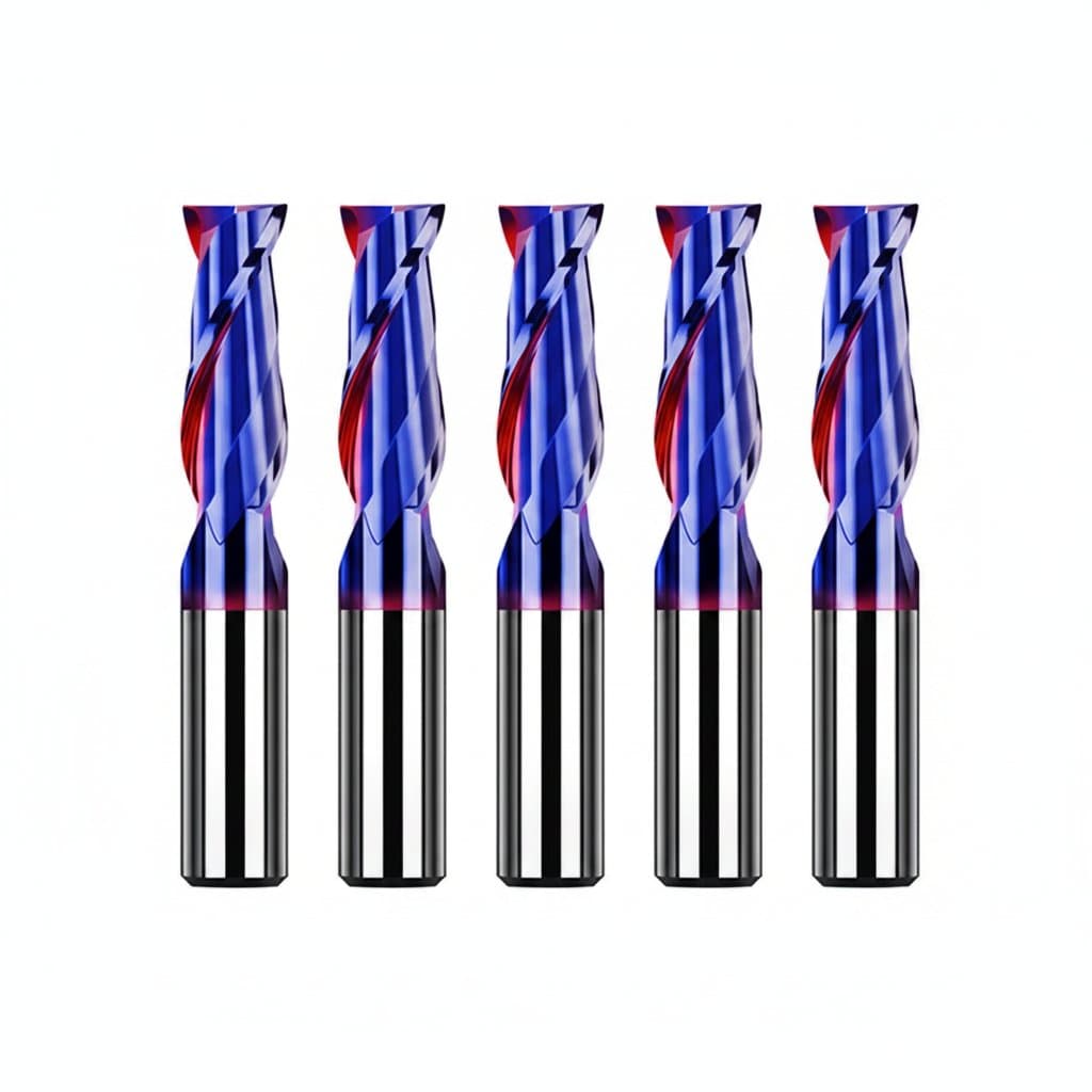 TOOLEYE HRC65 Carbide End Mill Shank 2 Flutes Metal Milling - Premium Industrial & Machinery > Manufacturing & CNC with professional quality and features