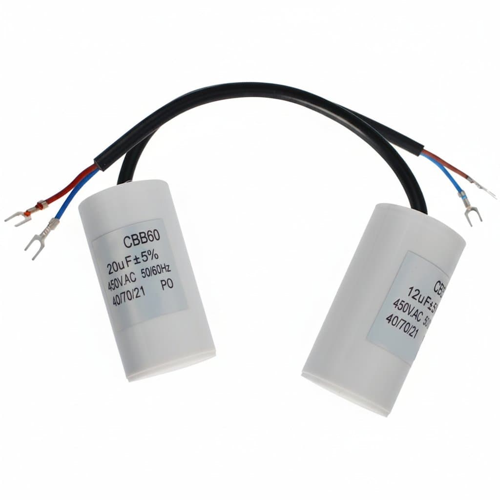 Professional-Grade CBB60 Motor Run Capacitor | 450VAC | 3-20µF | For Washing Machine & Appliance Repair - Image 1