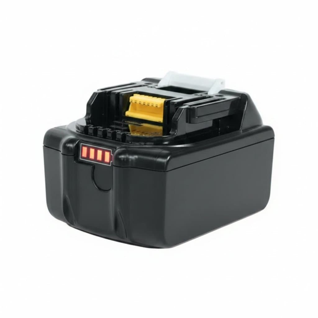 Replacement 18V power tool battery and charger compatible with Makita BL1860, BL1850, BL1840, and BL1830 screwdrivers.