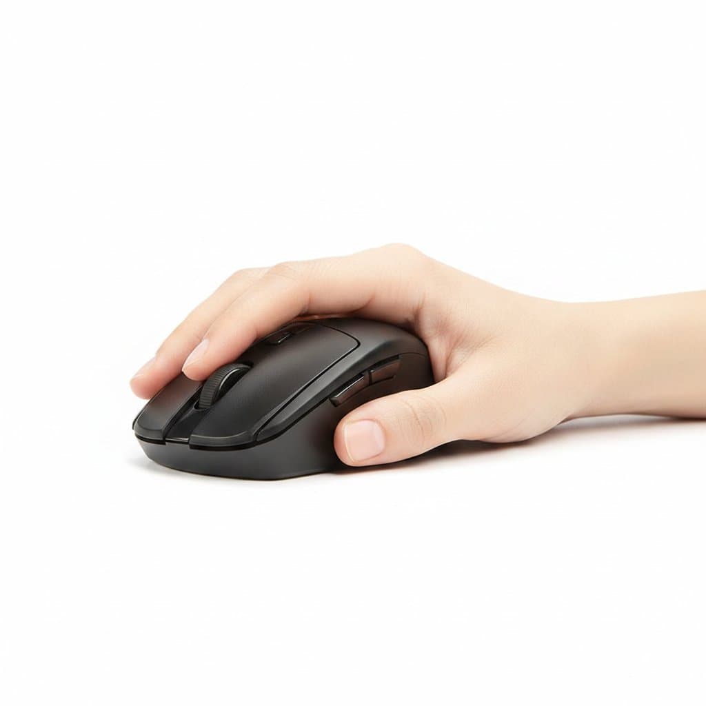 Mouse Jiggler | Driver-Free USB Simulator with Power Adapter & On/Off Switch