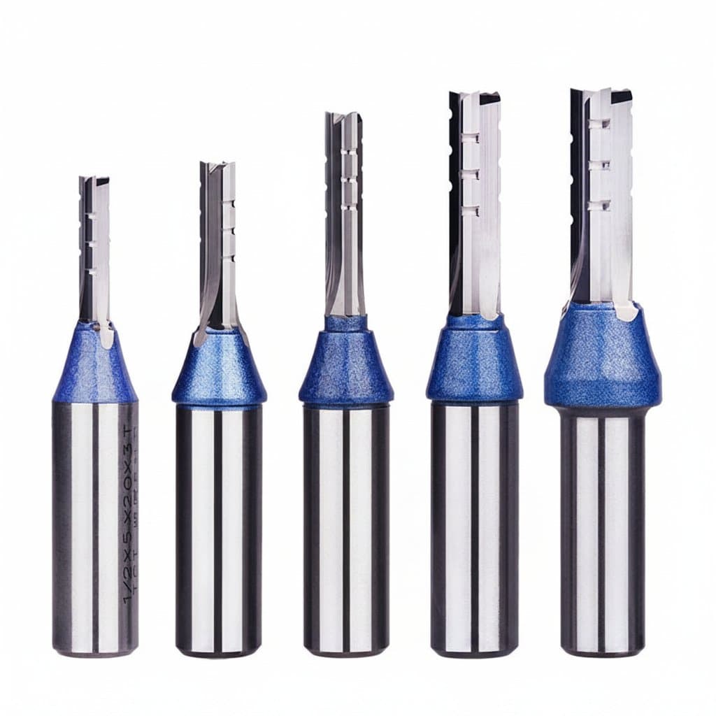 TCT Trimming Router Bit | 1/2 Shank 3 Flute | For Plywood, MDF & Chipboard