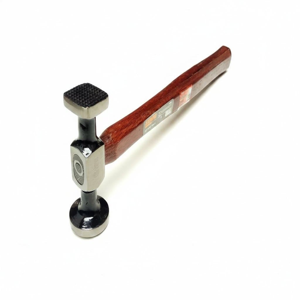 Auto Body Hammer | Walnut Handle for Precision Control | Metal Shaping & Dent Repair Tool - Image 1