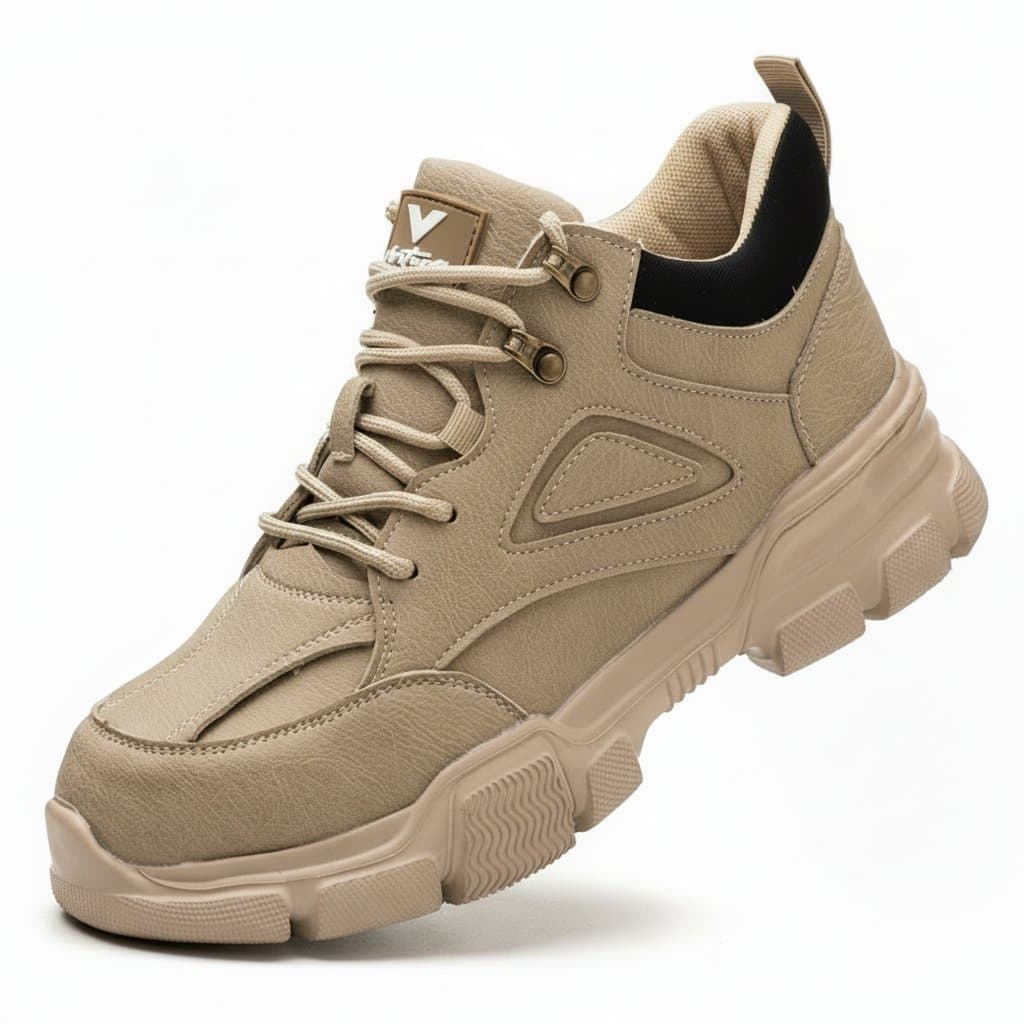Mining Safety Boots | Steel Toe Cap Anti-Smash | Men's Lightweight Work Footwear - Image 1
