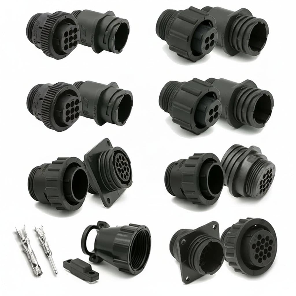 SMT Connector Set | AMP/TE Compatible Sensor Plugs | 4P/9P/14/16 Pin - Image 1