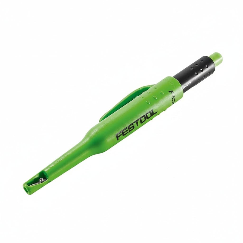 Festool Pica pencil MAR-S with 2B lead, a non-oily marker in a unique portable design for carpenters and woodworkers.