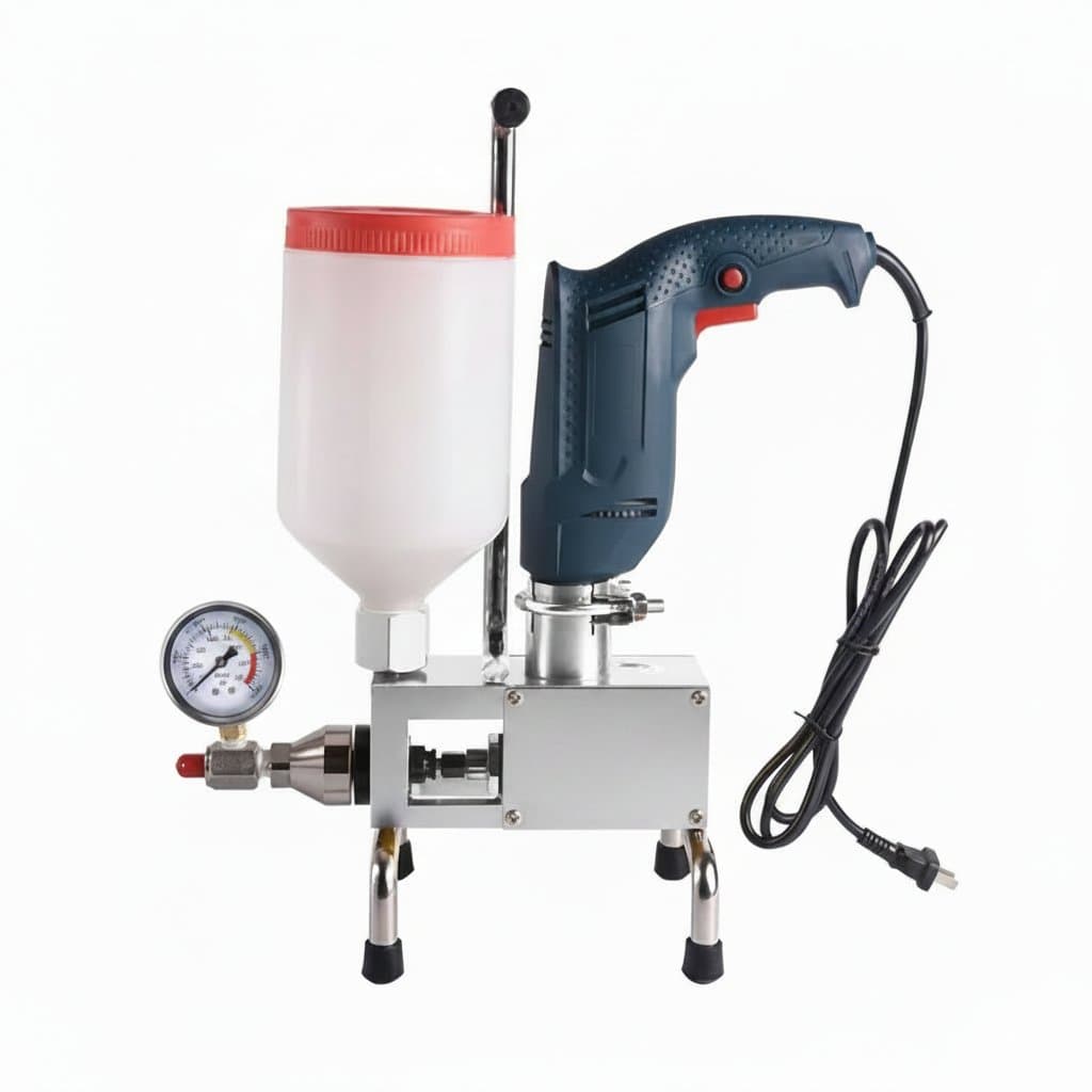 Epoxy Grouting Machine | 910W High-Pressure Injection Pump | Liquid Leak Repair