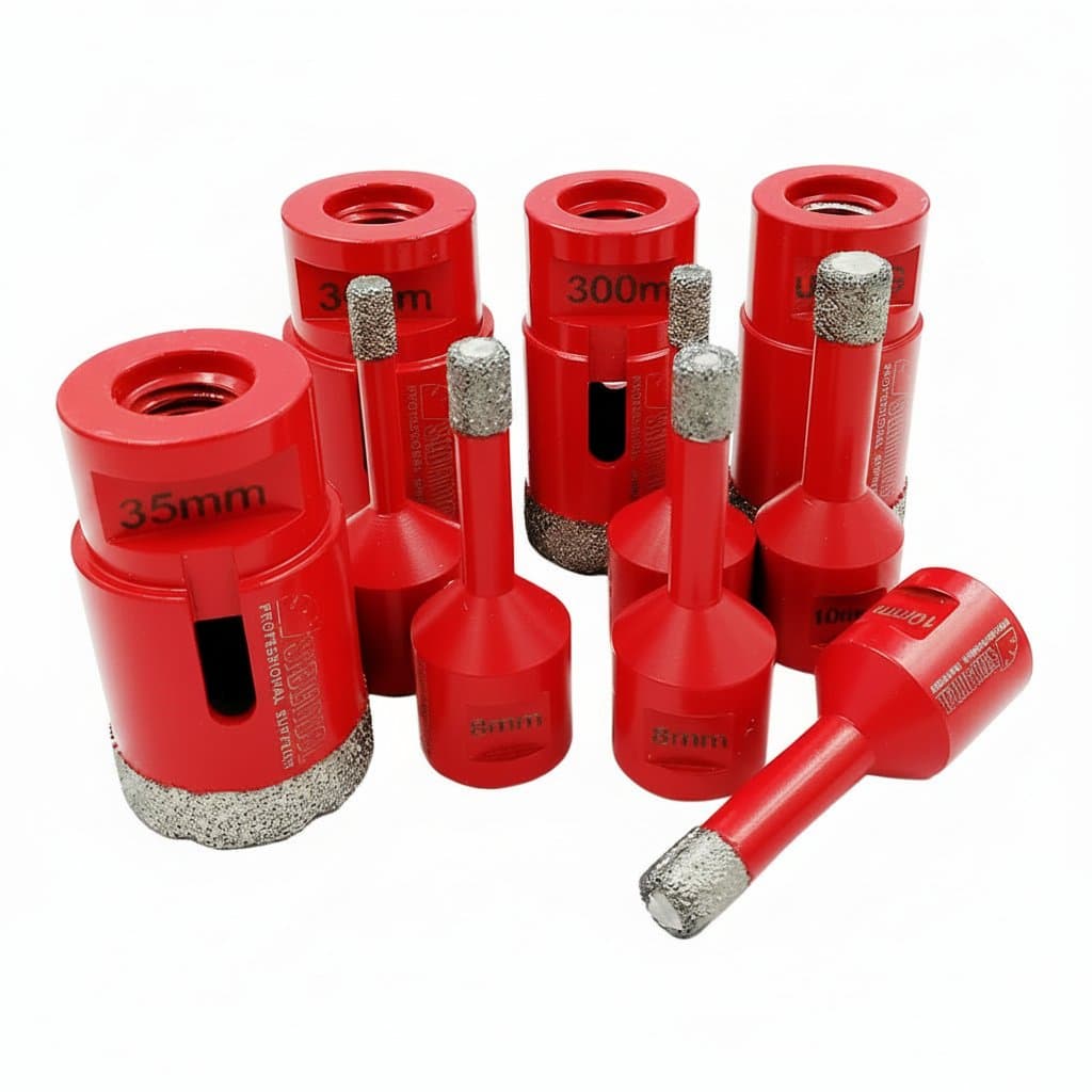 Diamond Core Drill Bits | M14 Thread for Granite, Marble & Tile | Dry Cutting for Angle Grinders - Image 1