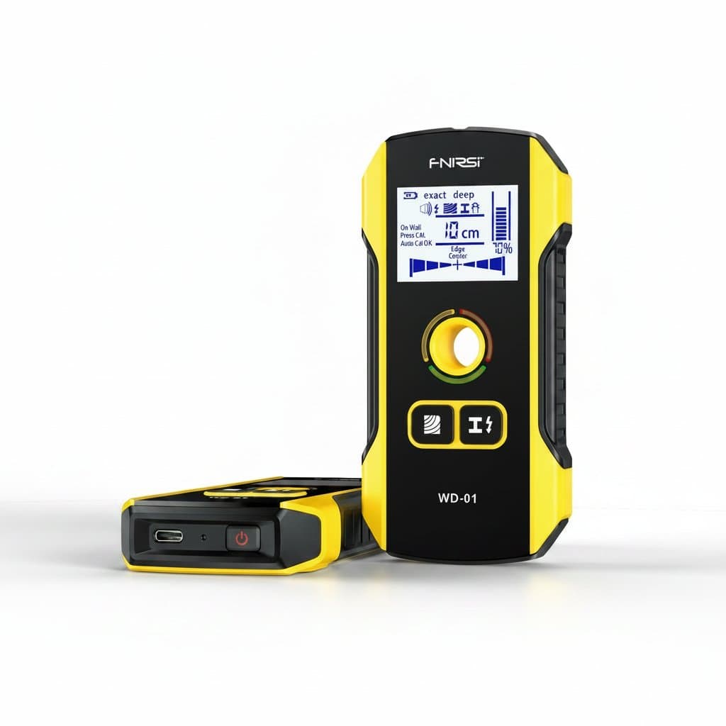 Metal Detector Wall Scanner | Live Wire, Metal, Wood Stud Finder | WD-01/WD-02 Models