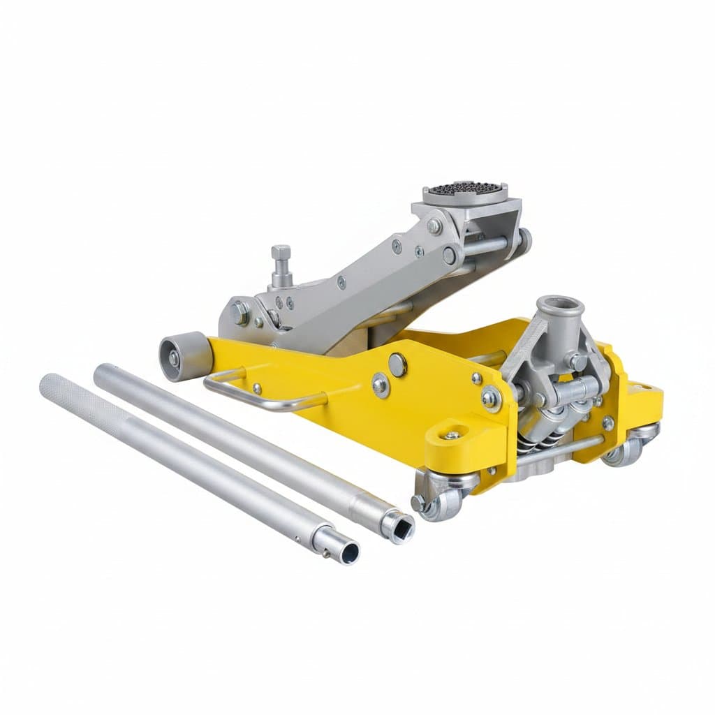 3-Ton Aluminum Racing Floor Jack | Dual-Piston Hydraulic Quick Lift for Auto Repair