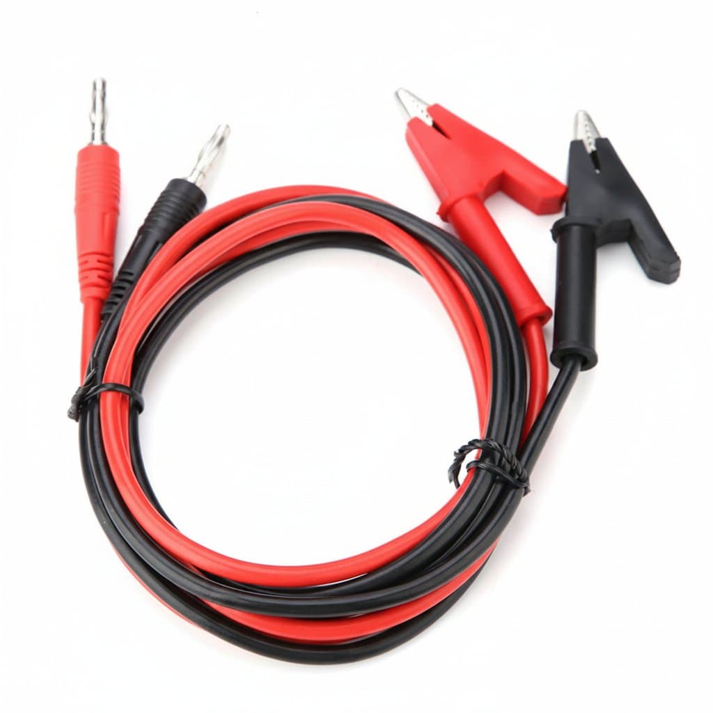 Test Lead Set | Silicone-Banana Probe Cables with Alligator Clips | P1040