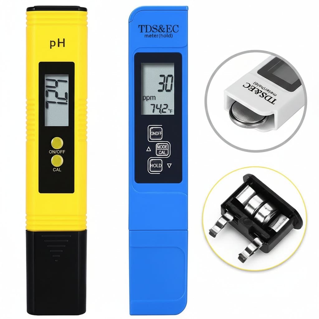 Digital Water Quality Tester | PH & TDS Meter | 0-14 PH, 0-9990 PPM - Professional Grade Tool