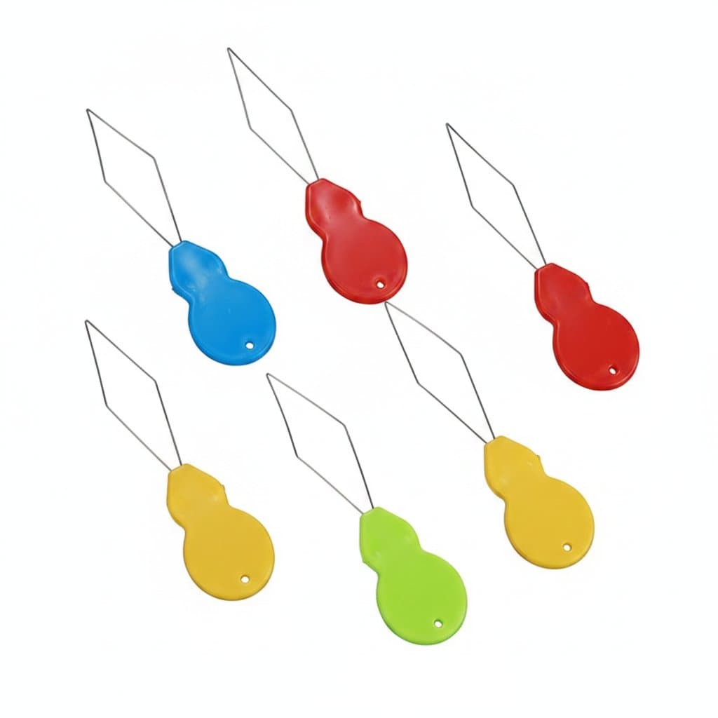 U Thread Scissors set of 1, 3, or 5 stainless steel yarn shears for sewing, cross stitch, and embroidery with sharp precision blades.