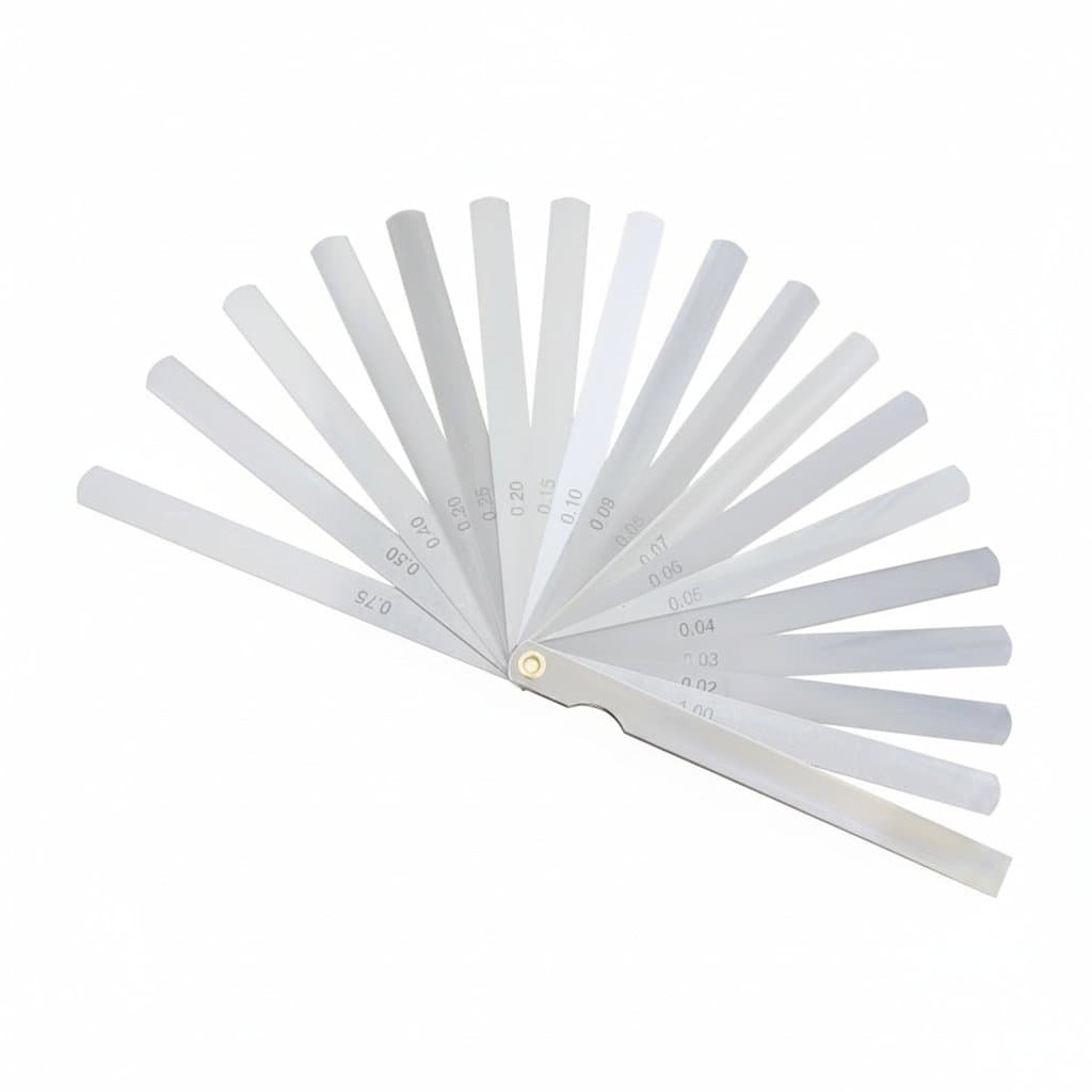 Feeler Gauge Set | Metric Probes for Gap Measurement | 150A17 Spark Plug Gauge