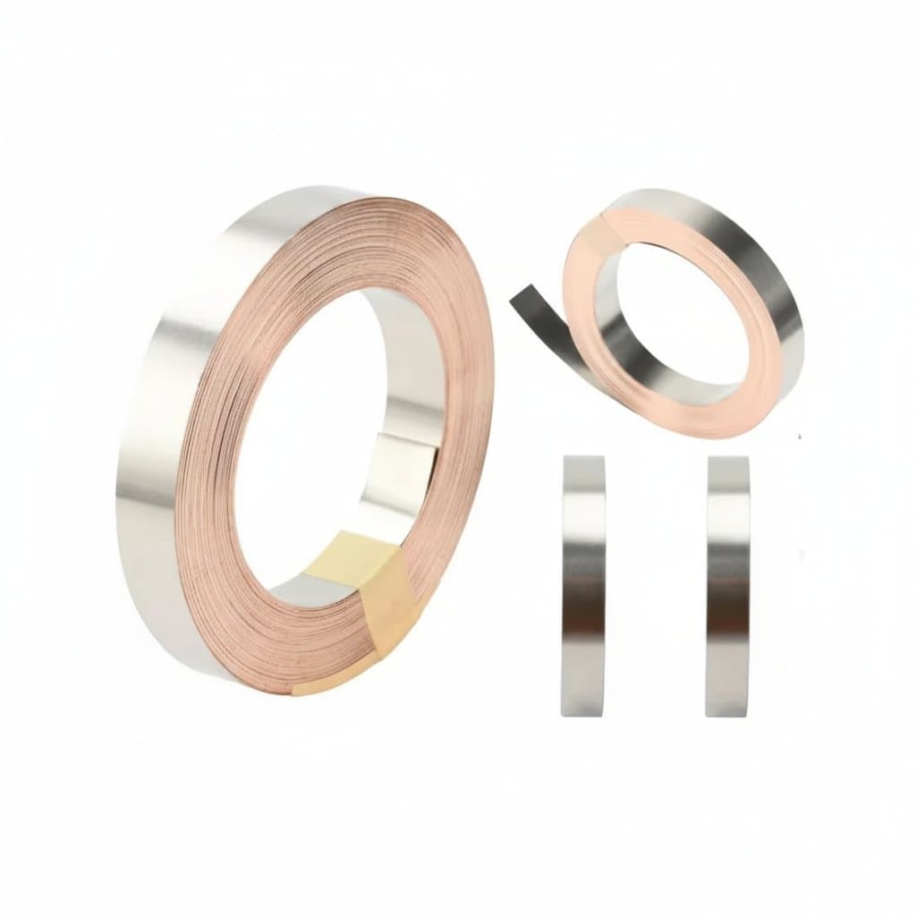 5M roll of 0.15mm thick T2 nickel-plated copper strip for 18650 and 21700 battery spot welding, a premium spot welder accessory.