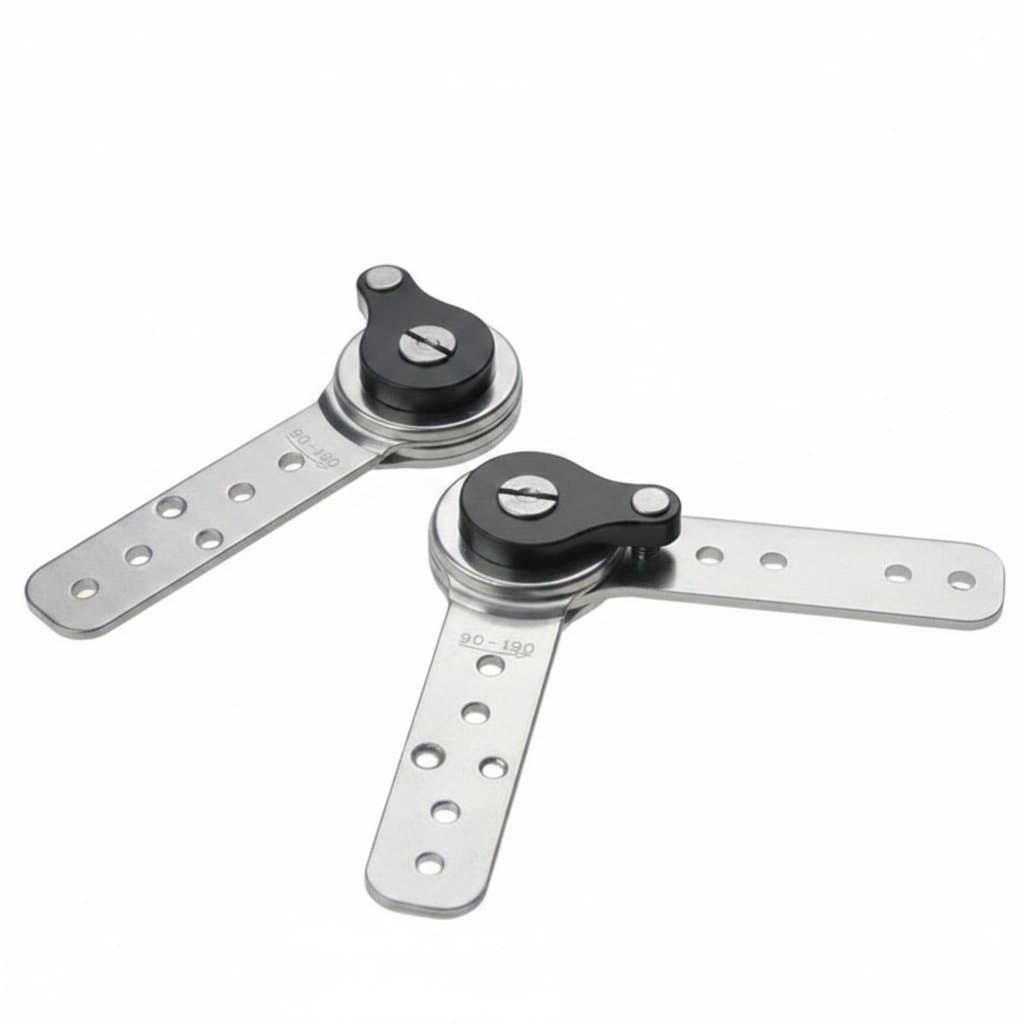 Adjustable Angle Mechanism | 2pcs Ratchet Hinge Set | For Sofa & Bed Headrests - Image 1