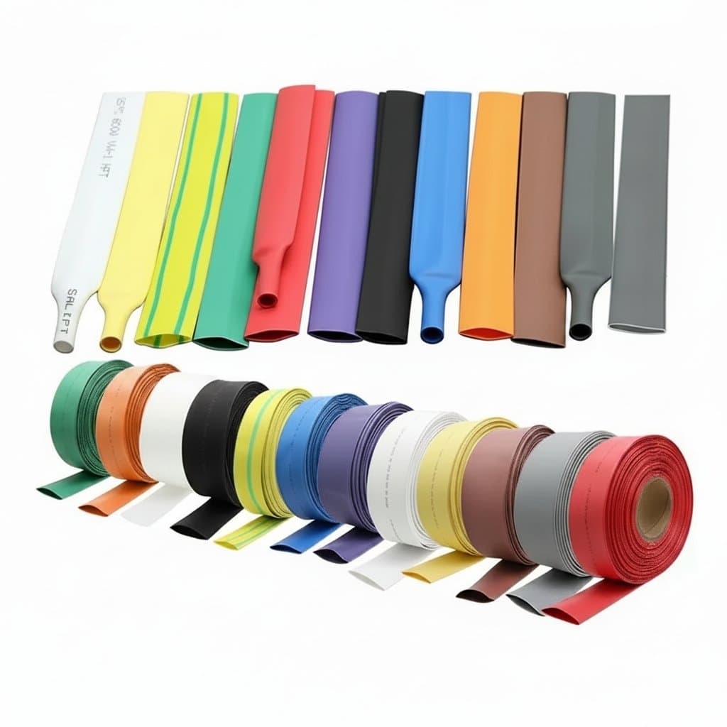 Heat Shrink Tubing | 2:1 Shrink Ratio Polyolefin | 1-50mm Dia Electrical Cable Repair - Professional Grade Tool