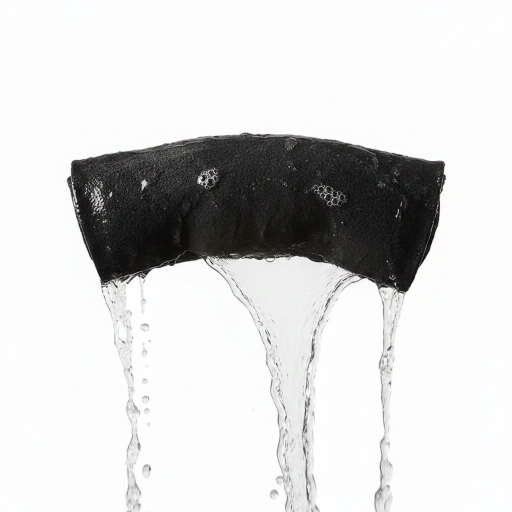 Reusable Microfibre Glass Cloths, a pack of four cloths.