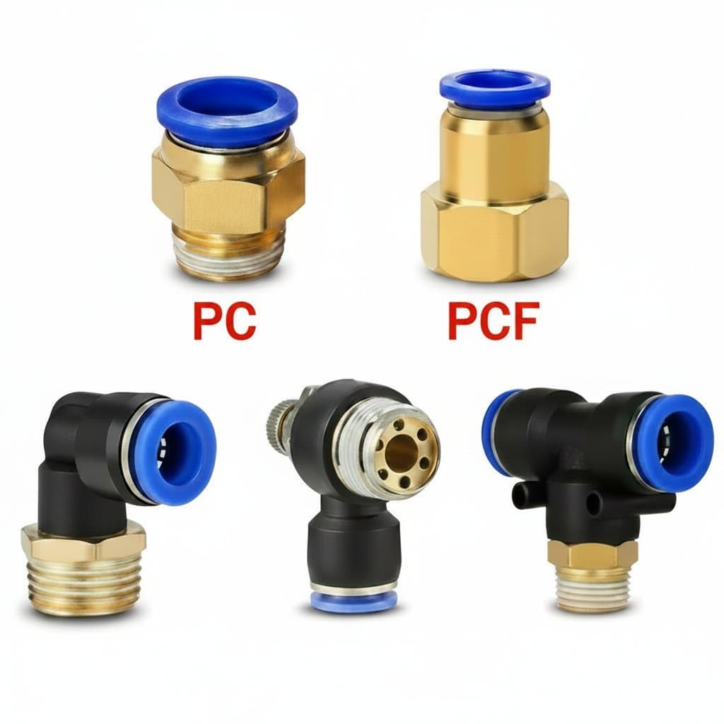 20/50PCS Pneumatic Air Connector Fitting PC/PCF/PL/PB/SL 4mm - Premium Industrial & Machinery > Hydraulics & Pneumatics with professional quality and features