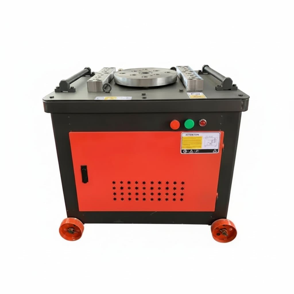 Automatic Hydraulic 32Mm Rebar Bender and GW40 Stirrup Bar Bending Machine for construction steel reinforcement.
