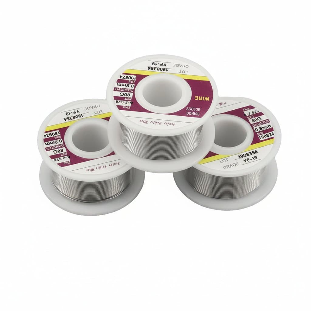 Tin Solder Wire | Rosin Core Flux | 0.8mm & 1.0mm, 50g & 100g - Professional Grade Tool