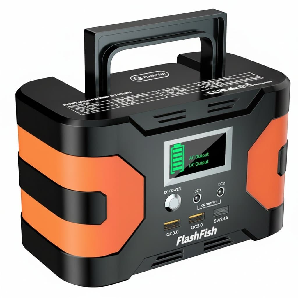 Power Station | 150W AC Outlet & 166Wh Capacity | Solar-Ready for Camping & Emergency Backup