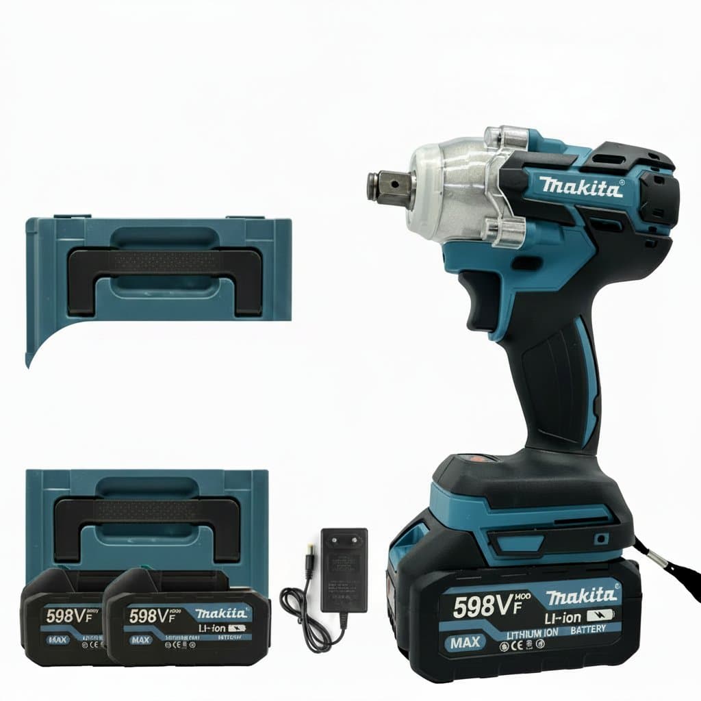 Makita DTW600 18V Cordless Impact Wrench, a high-torque brushless power tool for auto repair and heavy-duty fastening.