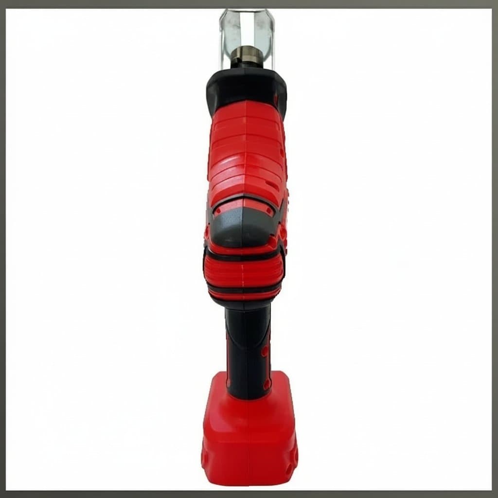 Milwaukee cordless reciprocating saw powered by 18V battery for cutting wood, metal, and pipes with electric cutting action.