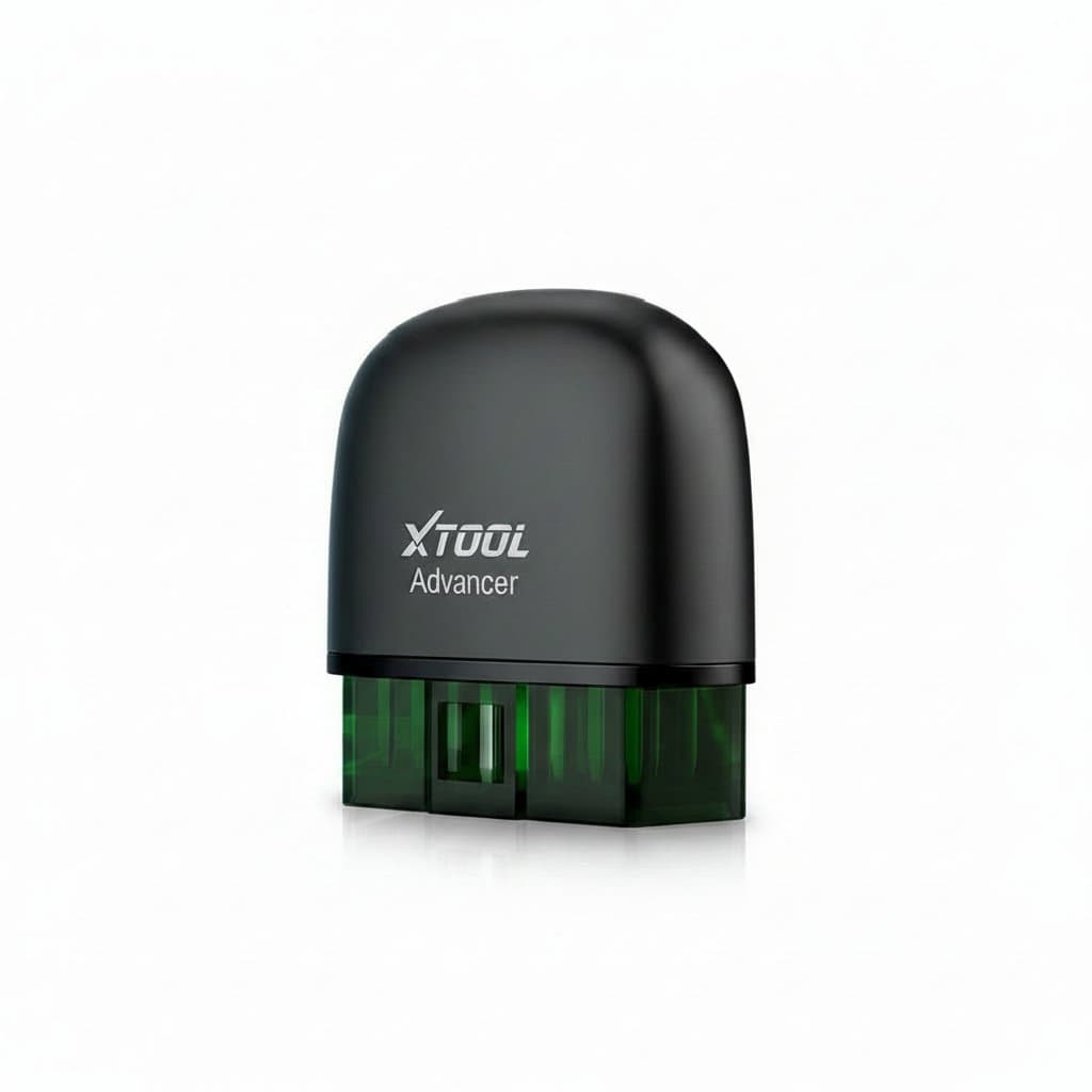 The XTOOL Advancer AD20PRO Bluetooth scanner, an automotive all-system diagnostic tool with full OBD2 functions and live data, a useful companion to a spark plug gap tool.