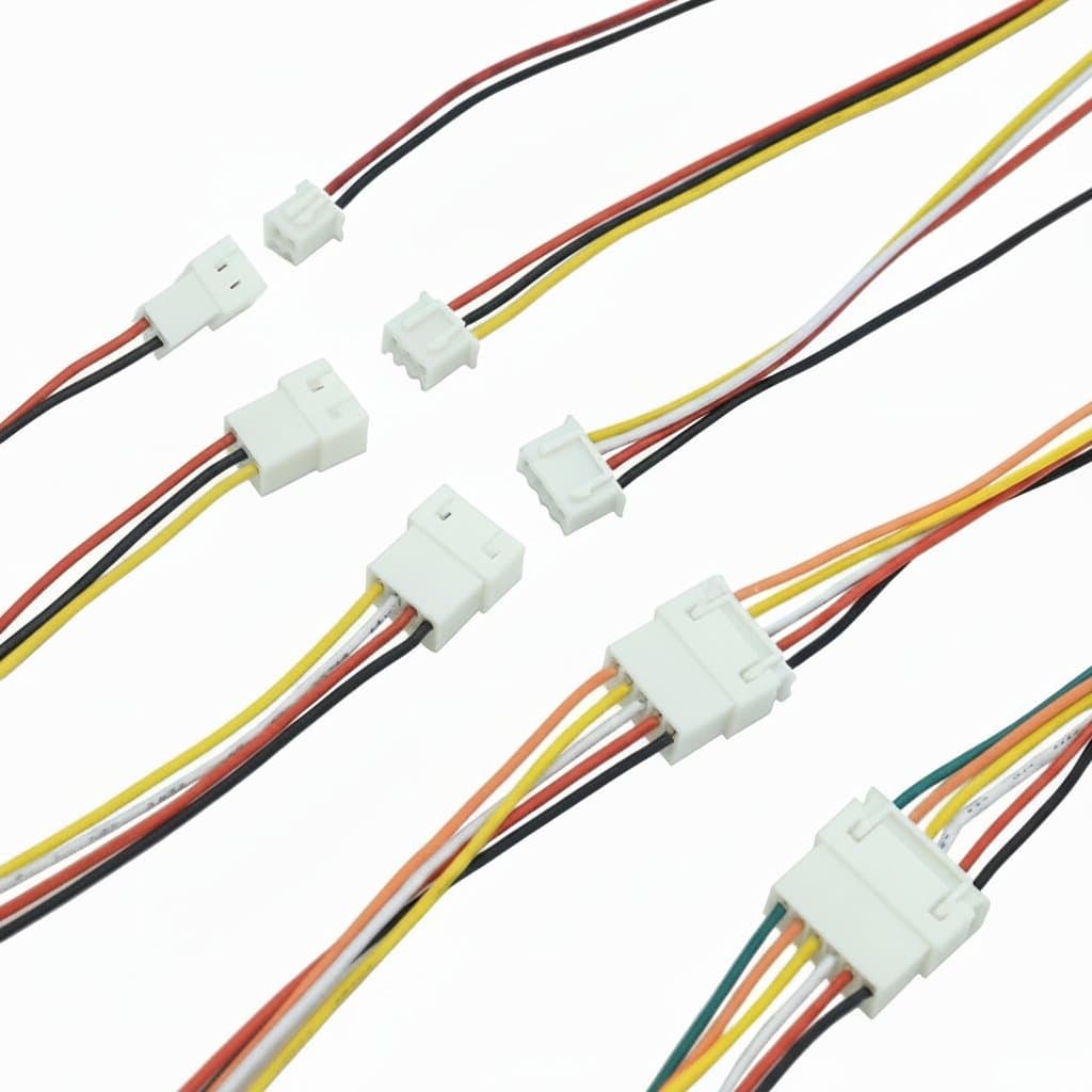 JST-XH 2.54mm Connector Kit | 10-Pair Male & Female Plugs | For Battery Charging & Wiring Projects - Image 1
