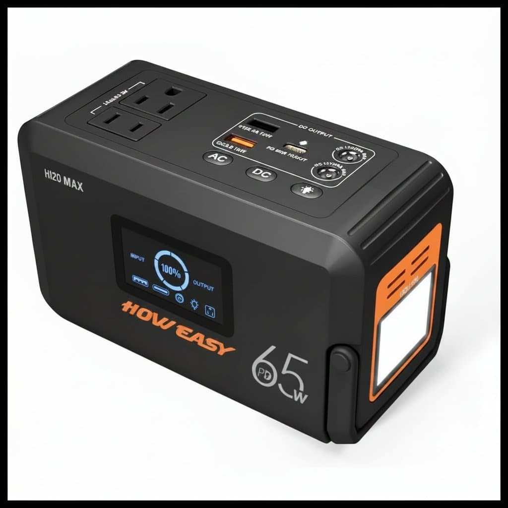 Power Station | 135W Solar-Ready Generator | 98Wh Battery for Camping & Emergency Backup