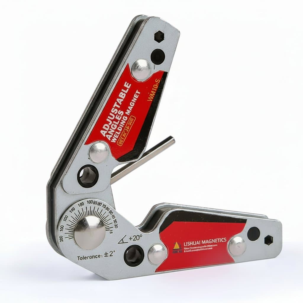 Adjustable Welding Magnet | 20-200 Degree Angle Holder | Neodymium Magnetic Clamp WM10-S - Professional Grade Tool