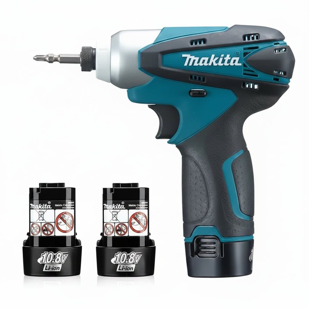Makita BL1013 10.8V Replacement Battery | High-Capacity Power Tool Battery & Charger Kit