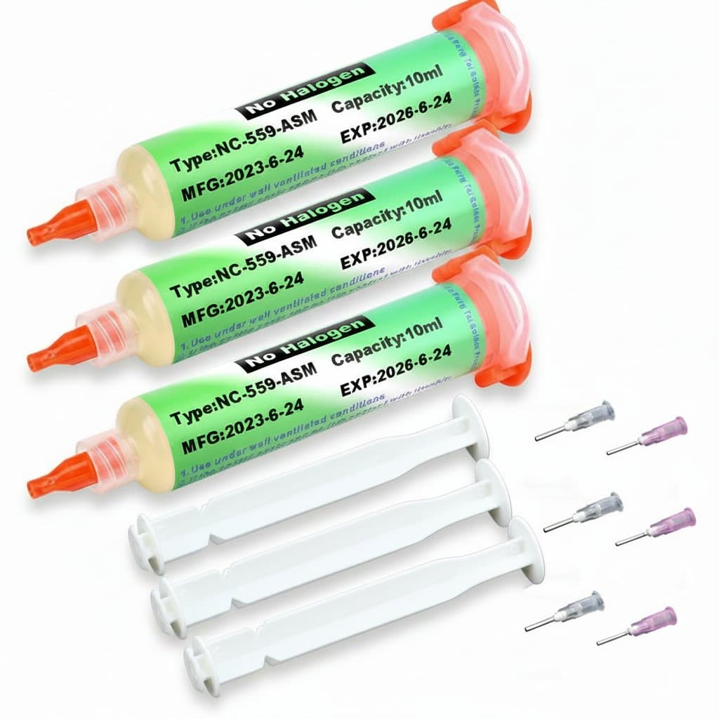 NC-559-ASM Solder Paste Flux | 10CC Needle Tube | Rosin for Phone PCB BGA SMD Rework
