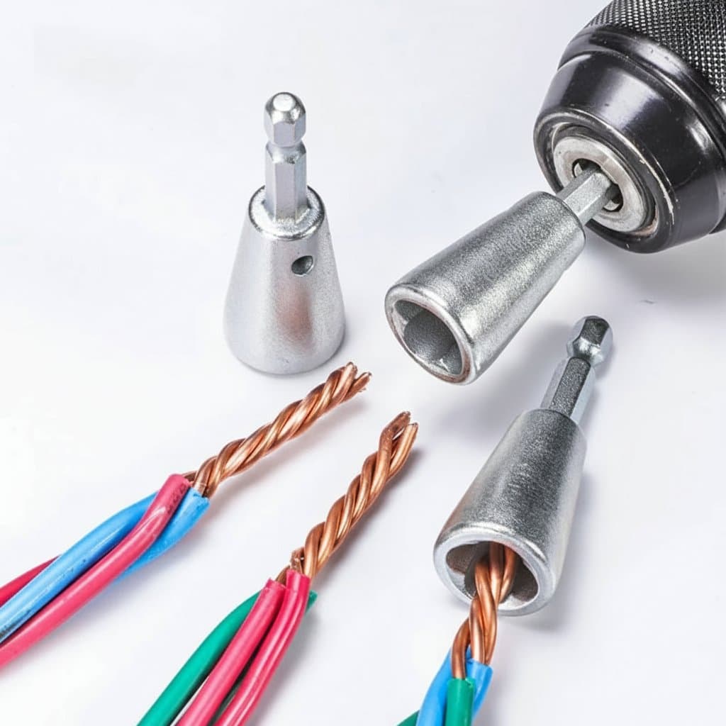 Wire Twisting Tool for Power Drills | Fast Electrical Connector | Time-Saving DIY & Electrician Multi-Tool - Image 1