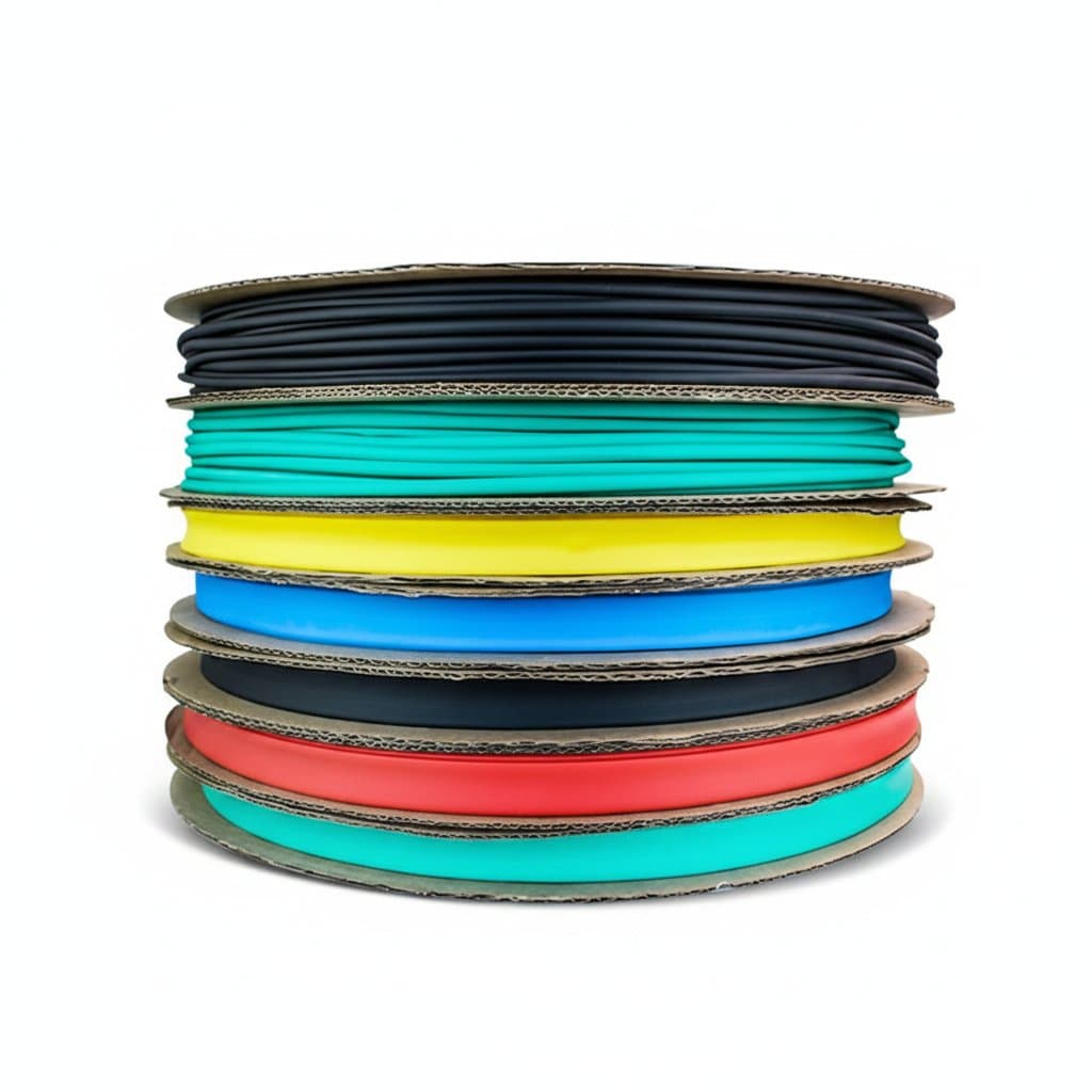 Heat Shrink Tubing | Black Polyolefin Wire Insulation | 10 Meter Roll, Multiple Sizes - Professional Grade Tool