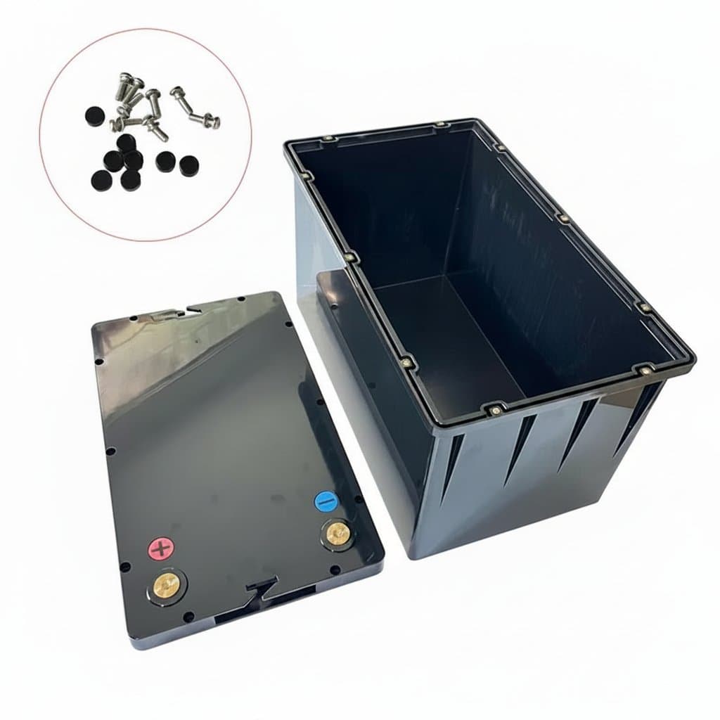 Battery Storage Boxes: a single assembled unit.