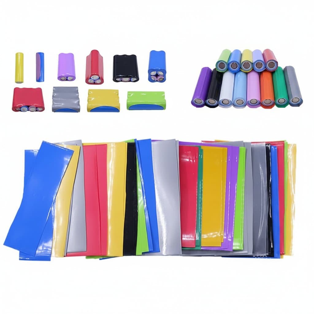18650 Battery Heat Shrink Wrap | Precut PVC Sleeves for 1S-4S Battery Packs | 25-100 Pieces