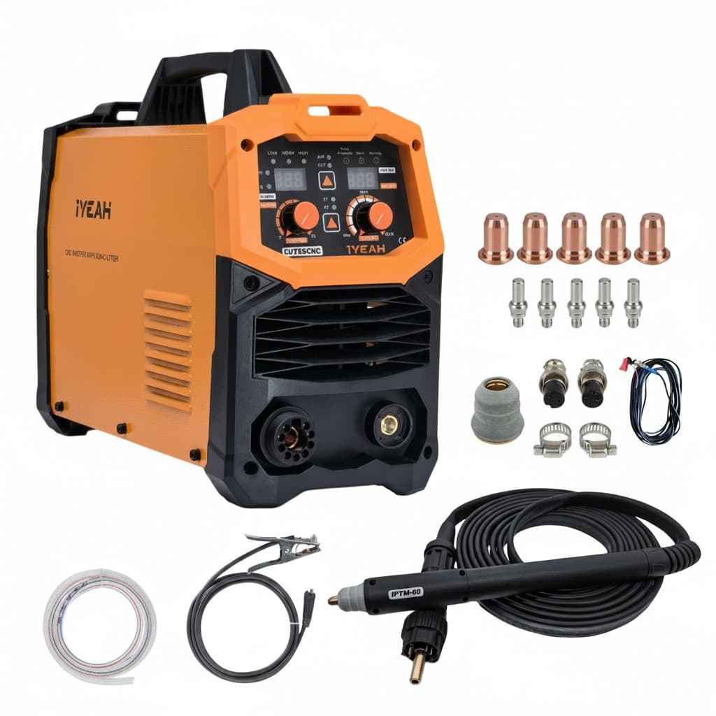 CNC Plasma Cutter | 55A 110V/220V | 1-Inch Cutting Capacity | PT60 Torch