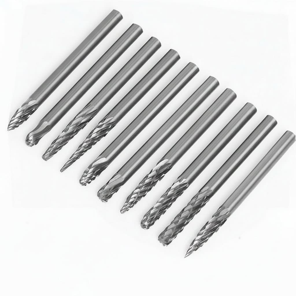 3mm 1/8 Shank Drawing Solid Carbide Burs for Dremel Tool Mil - Premium Tools & Hardware > Tool Accessories with professional quality and features