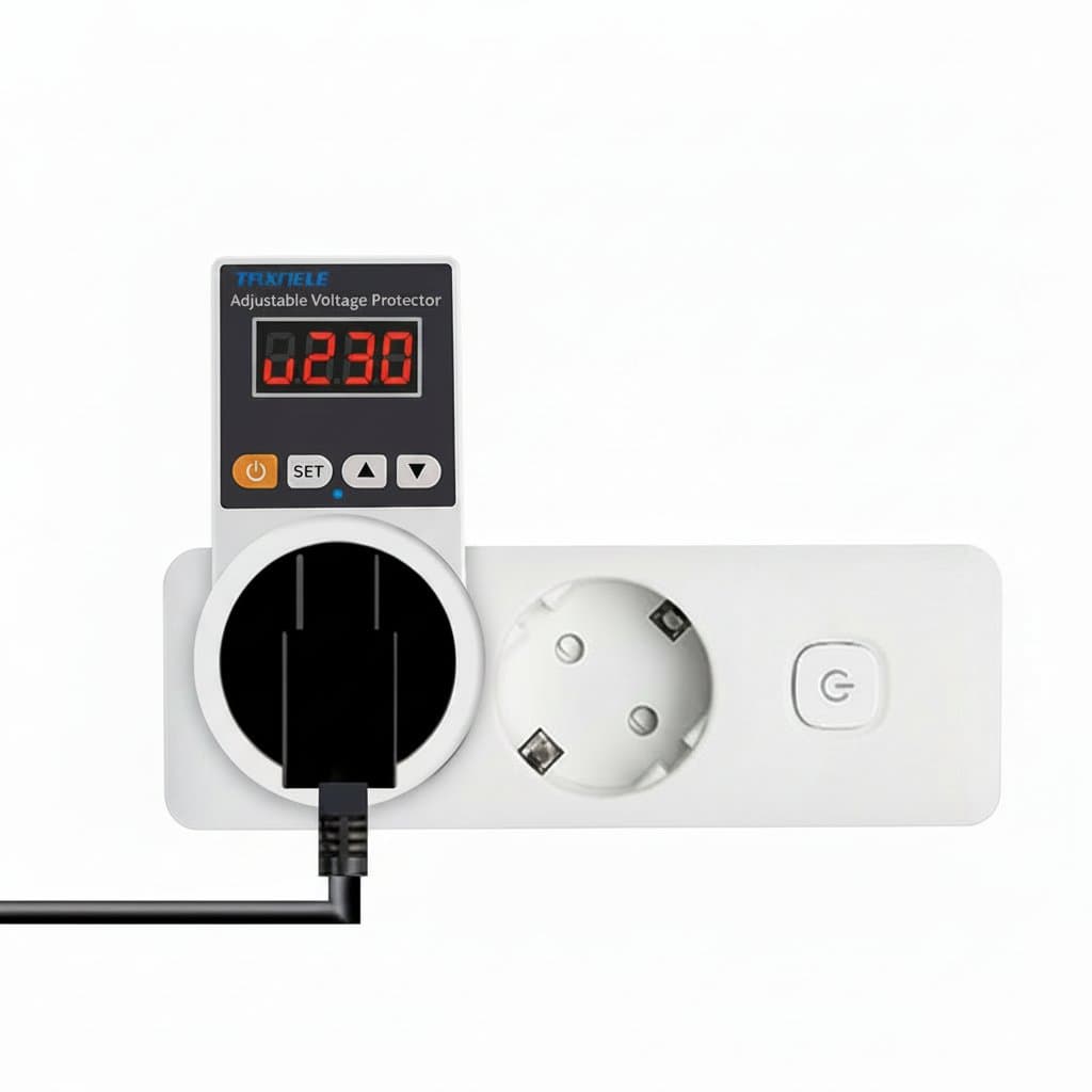 Voltage Protection Socket | 220V AC 16A Adjustable & Fixed Settings | Appliance Safety Guard