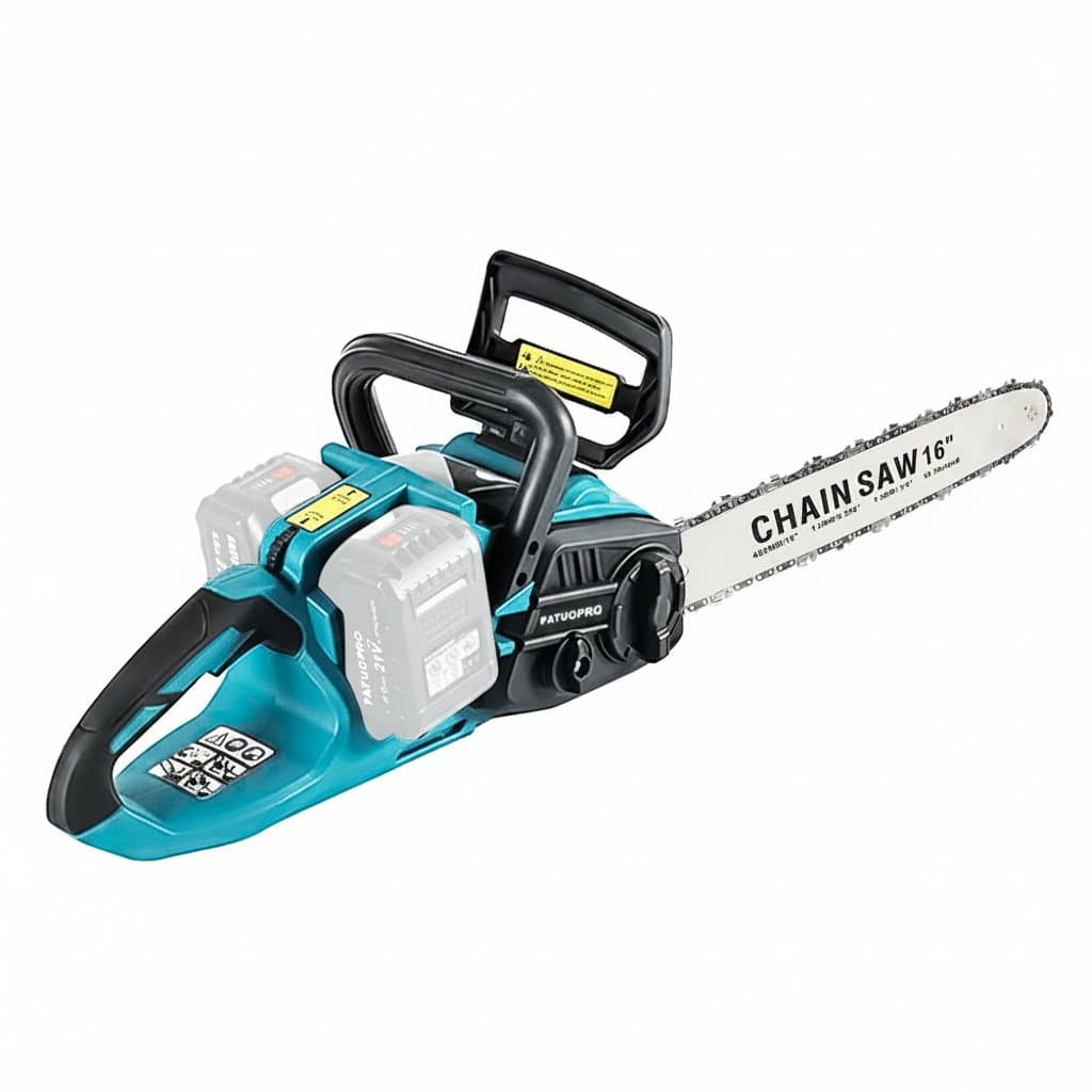 16-Inch Cordless Chain Saw | Brushless Motor For Orchard Branch | Compatible With Makita Battery