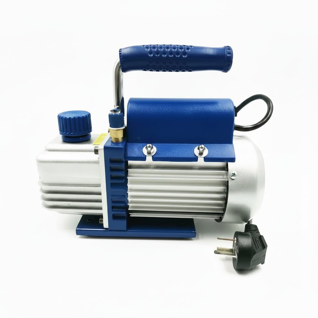 150W Vacuum Pump Set | With Pressure Gauge & Refrigerant Tube | Complete AC Service Kit