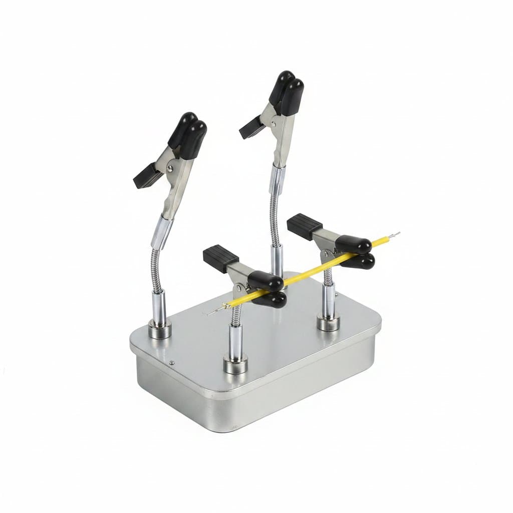 Soldering Helping Hands | 4 Magnetic Flexible Arms | PCB Clamp Welding Repair Tool - Professional Grade Tool